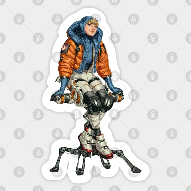 Apex Legends Wattson Sticker by Paul Draw